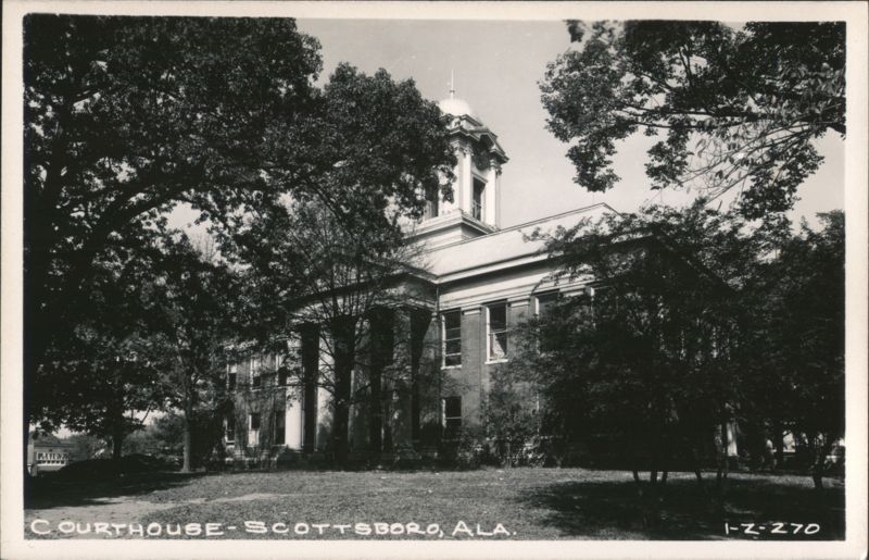 Courthouse with Dome and Columns, Scottsboro Alabama