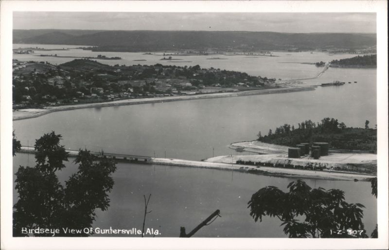 Birdseye View Of Guntersville, Ala. Alabama