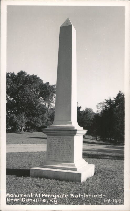 Civil War Soldiers Monument, Perryville Battlefield Kentucky