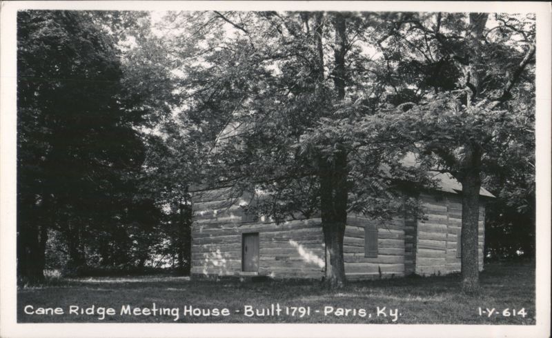 Cane Ridge Meeting House - Built 1791 Paris Kentucky
