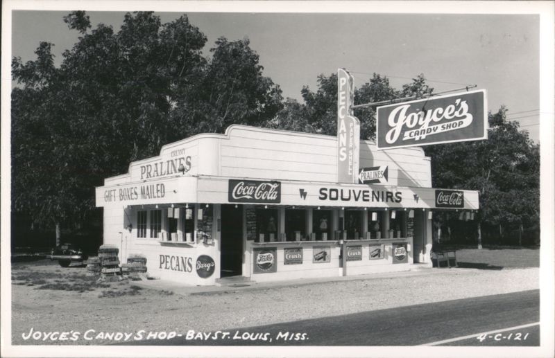 Joyce's Candy Shop, Pralines, Pecans, Souvenirs Bay Saint Louis Mississippi