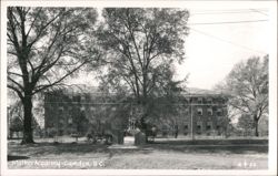 Mather Academy, Camden, S.C. - Large Building with Trees Postcard