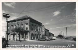 Rainbow Row Gift and Antique Shop, 90 East Bay Street at Tradd, Charleston, SC Postcard