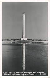 San Jacinto Memorial Monument and Museum, 570 feet high Postcard