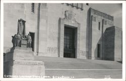Entrance - Louisiana State Capitol Postcard