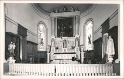 Interior - St. Martin Catholic Church Postcard