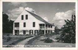 Walk Leading To Acadian House Postcard