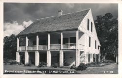 Front View - Acadian House Postcard