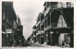 Street Scene in the French Quarter, New Orleans Postcard