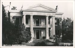 Melrose Mansion with Grand Columns, Natchez, Mississippi Postcard