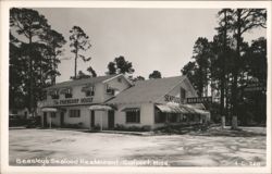 Beasley's Seafood Restaurant and The Friendship House, Gulfport Postcard