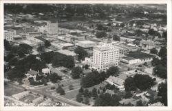 Aerial View of Gulfport, Mississippi Postcard