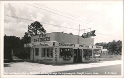 Katie's Kandy Shop, Pralines, Fudge & Souvenirs on Highway 90 Postcard
