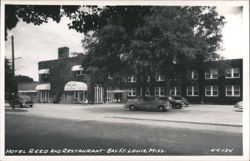Hotel Reed and Restaurant, Bay St. Louis Postcard