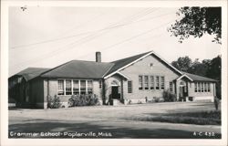Grammar School - Poplarville, Miss. Postcard