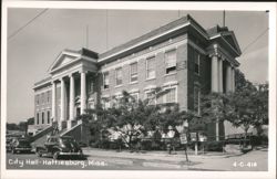 City Hall, Hattiesburg, Mississippi Postcard