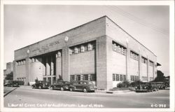 Laurel Civic Center Auditorium Postcard