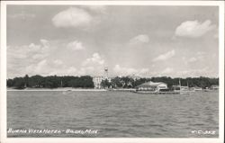 Buena Vista Hotel and Pier on the Waterfront Postcard
