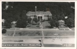 Air View - Hotel Biloxi Postcard