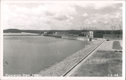 Pickwick Dam Postcard