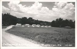 Cottages at B & H Fishing Camp, Wheeler Dam Postcard