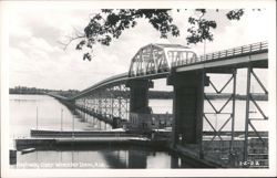 Highway Over Wheeler Dam, Alabama Postcard