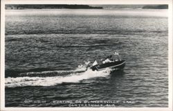 Boating on Guntersville Lake Postcard