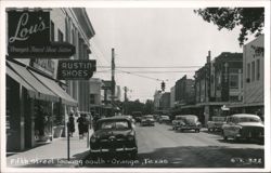 Fifth Street looking south with Lou's and Austin Shoes Postcard