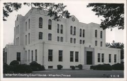 Wharton County Court House Postcard