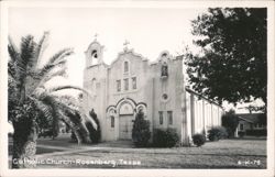 Catholic Church, Rosenberg Postcard
