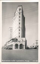 Buccaneer Hotel, Galveston, Texas Postcard