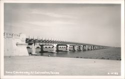 New Causeway At Galveston Postcard