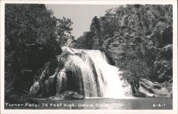 Turner Falls - 72 Feet High Postcard