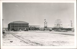 The Pavilion, Ferris Wheel, and Amusement Park Postcard