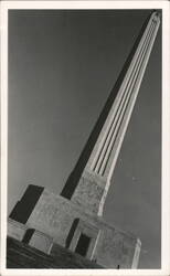San Jacinto Monument, Dramatic Angle Postcard