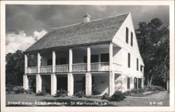 Front View - Acadian House Postcard