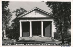 First Presbyterian Church, Fayetteville, TN Postcard