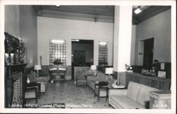 Lobby - Hotel Richland Plaza Postcard
