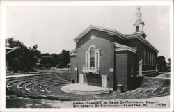 Amphi-Theater at Rear of Memorial Hall, University of Kentucky Postcard
