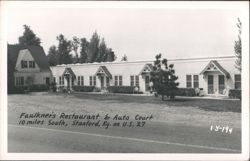 Faulkner's Restaurant & Auto Court, Stanford, KY on U.S. 27 Postcard