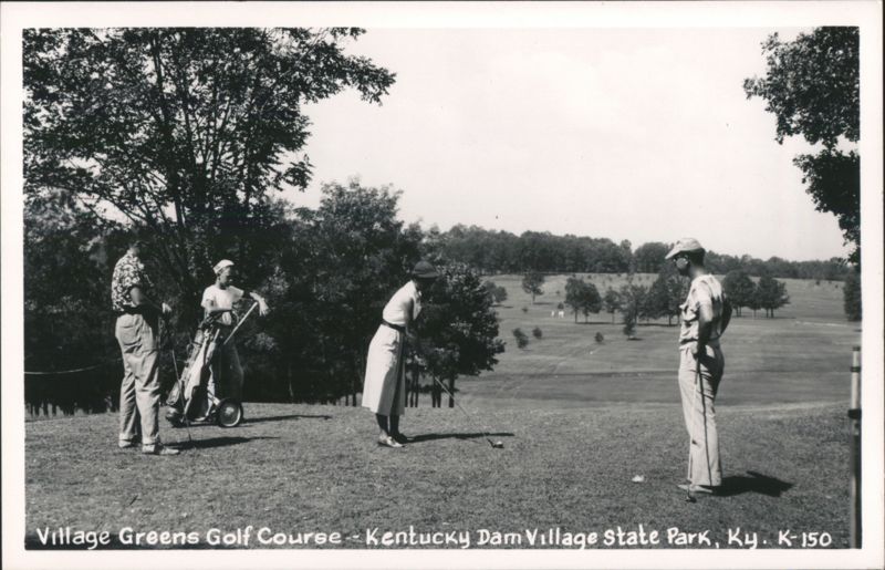 Golfers at Village Greens Golf Course, Kentucky Dam Village State Park Gilbertsville