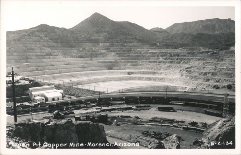 Open Pit Copper Mine, Morenci Arizona