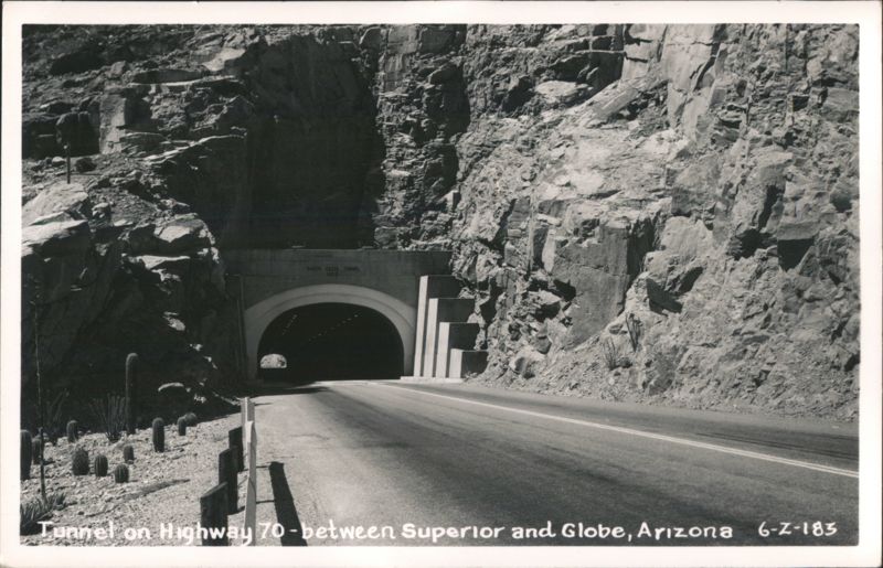 Queen Creek Tunnel on Highway 70, Arizona