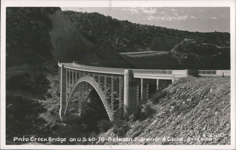 Pinto Creek Bridge on U.S. 60-70 Arizona
