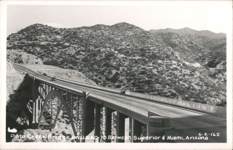 Pinto Creek Bridge on U.S. 60-70 Arizona
