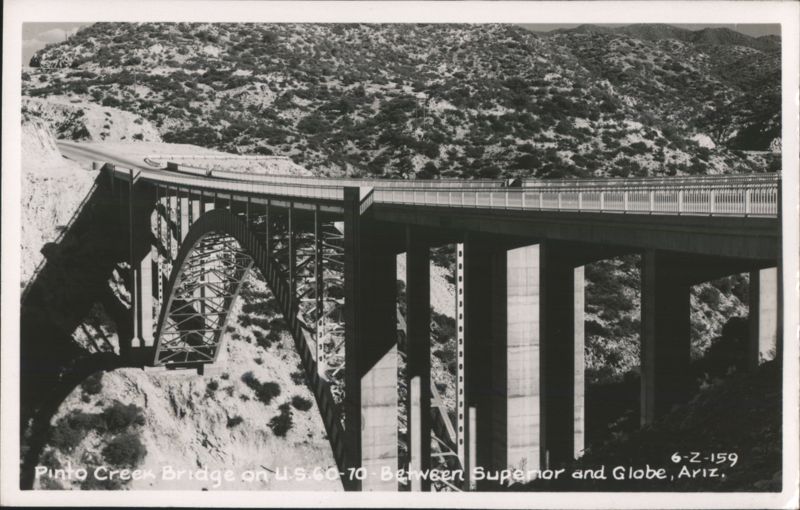 Pinto Creek Bridge on U.S. 60-70 Globe Arizona
