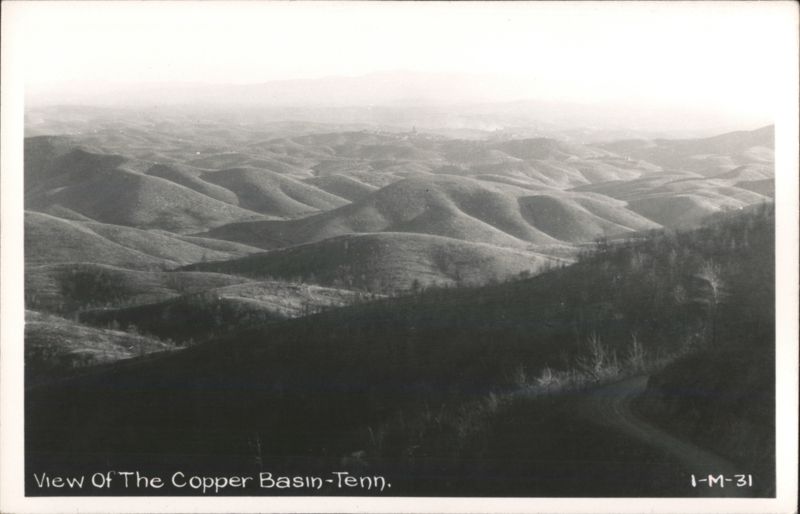 View Of The Copper Basin Tennessee