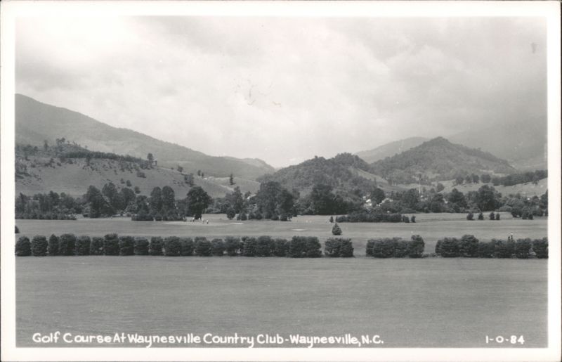 Golf Course At Waynesville Country Club North Carolina