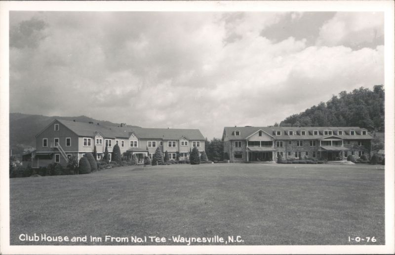 Club House and Inn From No.1 Tee Waynesville North Carolina