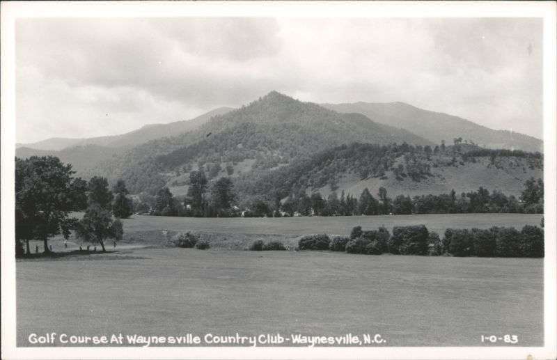 Golf Course At Waynesville Country Club North Carolina